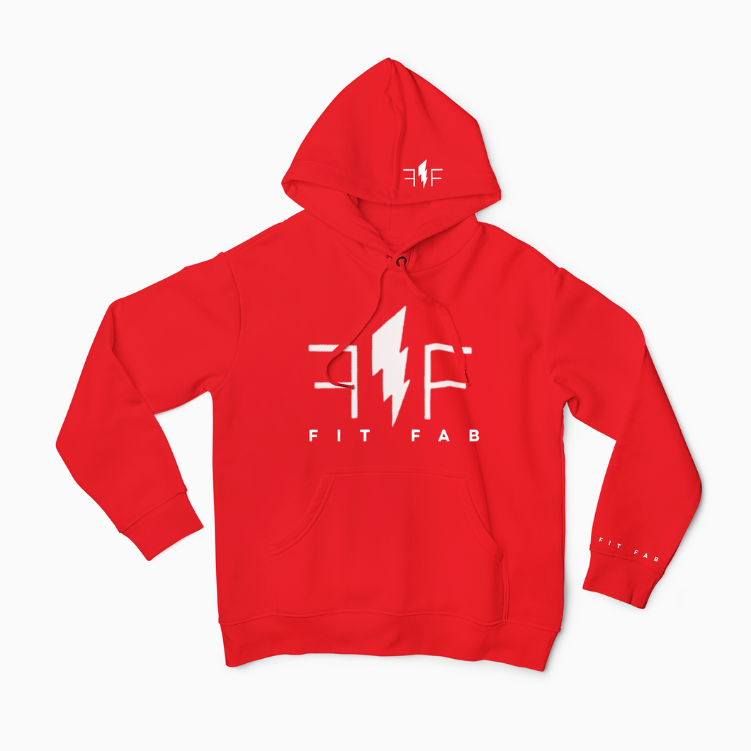 Red/White Premium Hoody