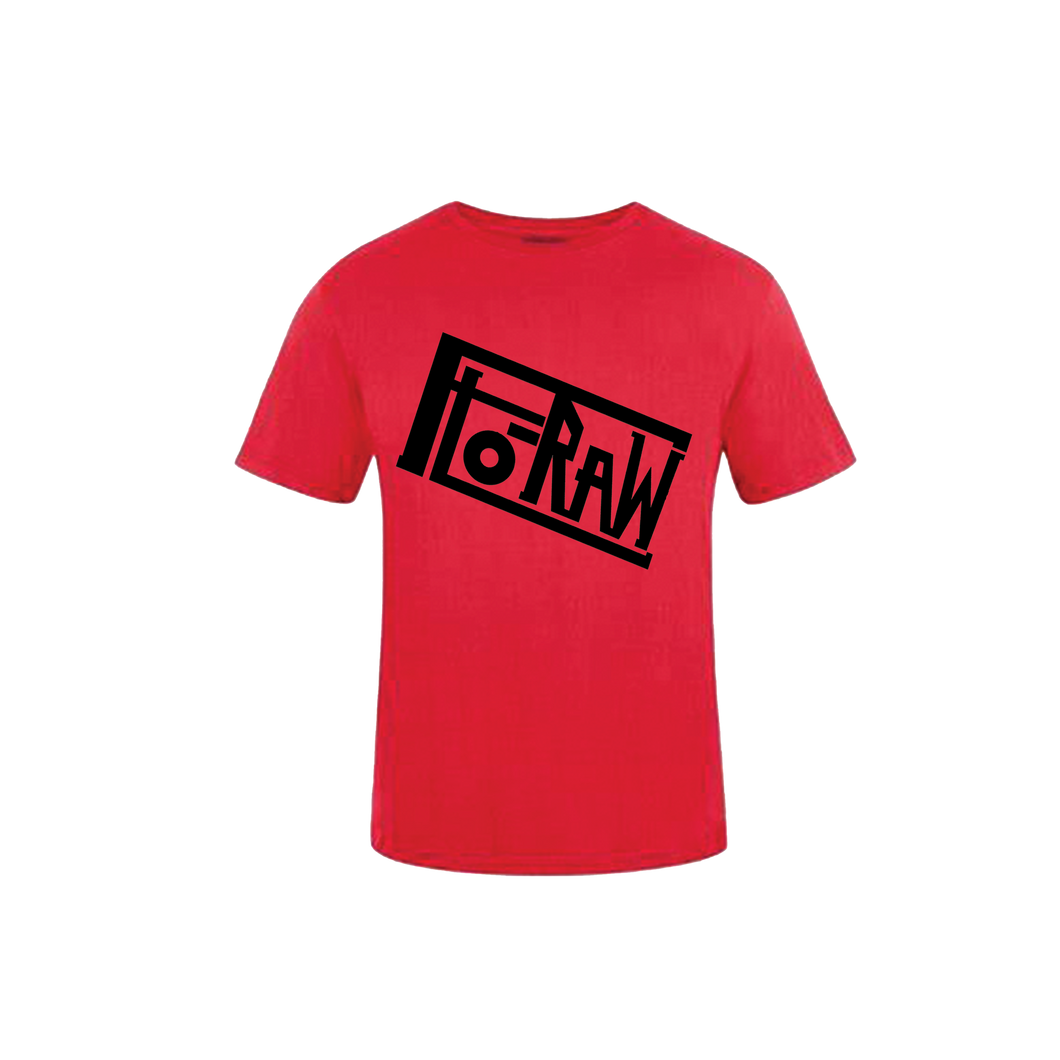 Red/Black Flo-Raw Tee