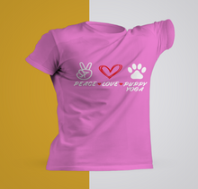 Load image into Gallery viewer, puppy yoga tee
