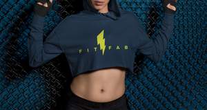 Fit Fab Blended & Cropped Hoodie - Fitfab.net