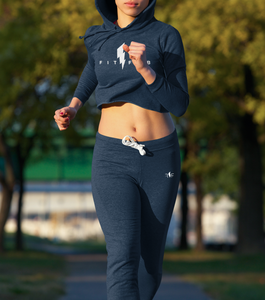 Fit Fab Blended & Cropped Hoodie - Fitfab.net
